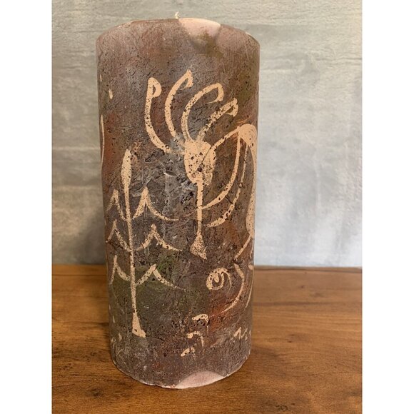 Kokopelli Pillar Candle NEW 8” Tall Hopi Glows‎ When Lit Flute Rare - Picture 3 of 8